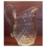 UV REACTIVE Antique Cut Crystal Water Pitcher