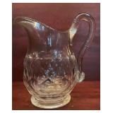 UV REACTIVE Antique Cut Crystal Water Pitcher