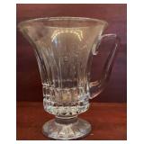 Vintage Cut Crystal Water Pitcher Vertical Panel
