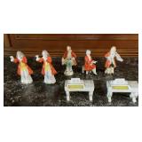 Vintage Made in Japan Porcelain Colonial Musician