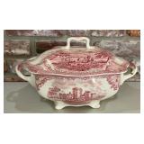 Spode Old British Castles Pink Transferware
