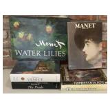 6 Art Books  Monet Water Lilies, Manet,