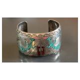 Navajo Artisan Nezzie Sterling Silver Turquoise