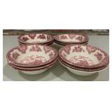 12 Johnson Brothers Old Britain Castles Pink