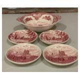 Johnson Brothers Old Britain Castles Pink Norris