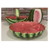 Linens 'n Things Watermelon Ceramic Serving Set
