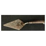 Sterling Silver Ornate Pie Cake Server, 161g