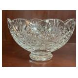 Waterford Crystal Footed Centerpiece Bowl, Fan &