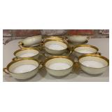 13 TK Thuny Czechoslovakia Porcelain Gold