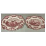 Johnson Brothers Old Britain Castles Pink Serving
