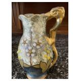 Antique Turn Teplitz Amphora Art Nouveau Reptile