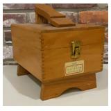 Vintage Griffin Shinemaster Wooden Shoe Shine Box