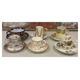 6 Vintage Porcelain Cups & Saucers Schumann