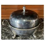 EP Copper Silverplate Covered Serving Dish 1174
