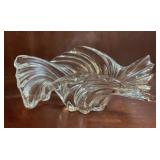 Vintage Art Glass Freeform Centerpiece Bowl,