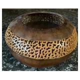 Carmil 01 Signed Artisan Carved Gourd Vessel