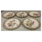 5 Antique Doulton Burslem England R.N. 9718L Hand