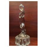 UV REACTIVE Vintage Cambridge Glass Art Deco