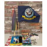 U.S. Navy Flag, Arkansas Razorbacks, Disney Mickey