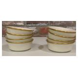 8 Lenox Eternal Gold Trim 5.25' Individual