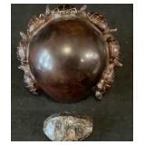 Global Views Brutalist Metal Turtles Orb Sphere