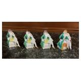 Vintage Gold Castle Japan Porcelain Colonial