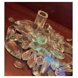Crystal Chandelier Prisms & Faceted Glass Drops