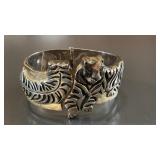 Artisan Hoka 925 Sterling Silver Tiger Hinged