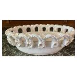 Vintage Mid-Century Italian Majolica Openwork