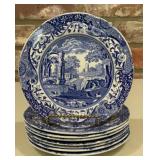 8 Spode England Italian Blue & White C.1816