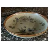 Tonala Mexico KE Signed Folk Art Pottery Bowl