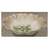 Antique R.S. Prussia Porcelain White Lily Floral