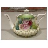 Antique R.S. Prussia Porcelain Rose Teapot with