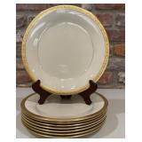 8 Pickard Camelot Hand Decorated Gold Encrusted