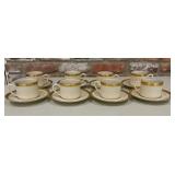 8 Pickard Camelot Hand Decorated Gold Encrusted