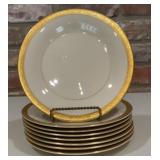 8 Pickard Camelot Hand Decorated Gold Encrusted