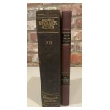 2 Vintage Danish Books  1924 Salmonsens