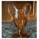 Mid-Century Modern Bischoff Amber Bullicante Art