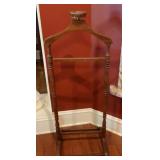 Vintage Wooden Gentleman's Valet Suit Stand with