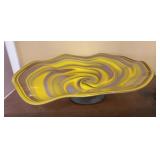 Large 23 In Hand Blown Studio Art Glass Wall
