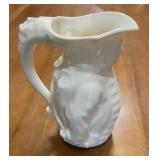 Lenox USA White Porcelain Toby Character Pitcher
