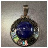 Mexican 925 Sterling Silver, Lapis Lazuli &