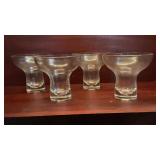 4 Vintage Libbey Symbio Margarita Glasses, 5