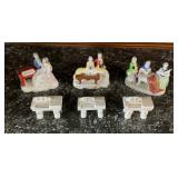 Vintage Made in Japan Porcelain Musical Figurines