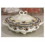Vintage Floral Garland Porcelain Covered