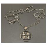 Creed Sterling Silver 4-Way Cross Pendant