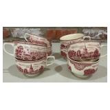 8 Johnson Brothers Old Britain Castles Pink