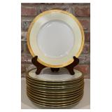 12 TK Thuny Czechoslovakia Porcelain Gold