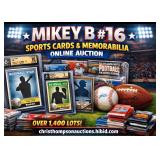 Thank you all for another great Mikey B Sports Auc