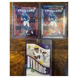 Malik Nabers RC Refractor lot of 3 NY Giants